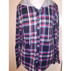 Icon Apparel Plaid Hoodie